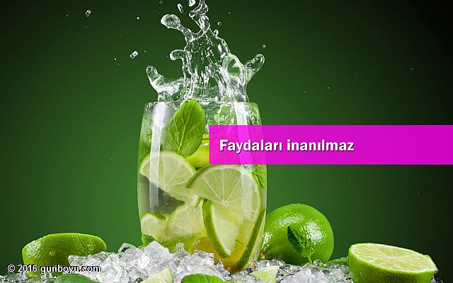 Limon Suyunun Faydalar